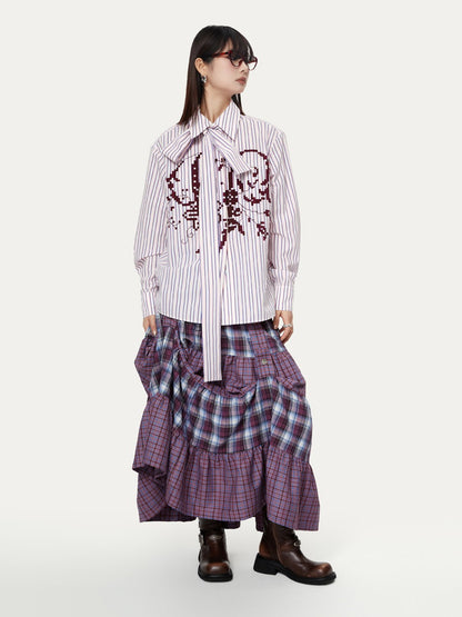 Logic Stripe Oversize Nichi Shirt