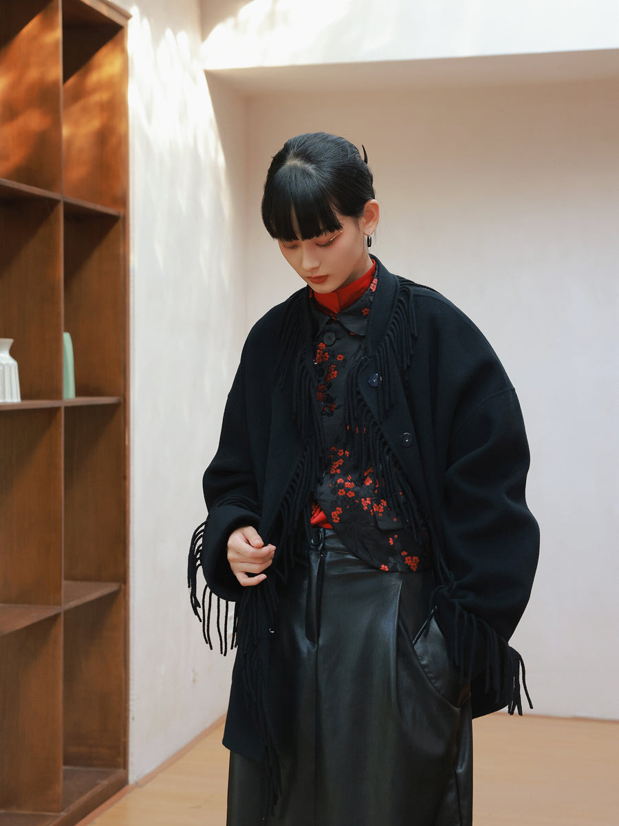 China Wool Tassel Nichi Jacket