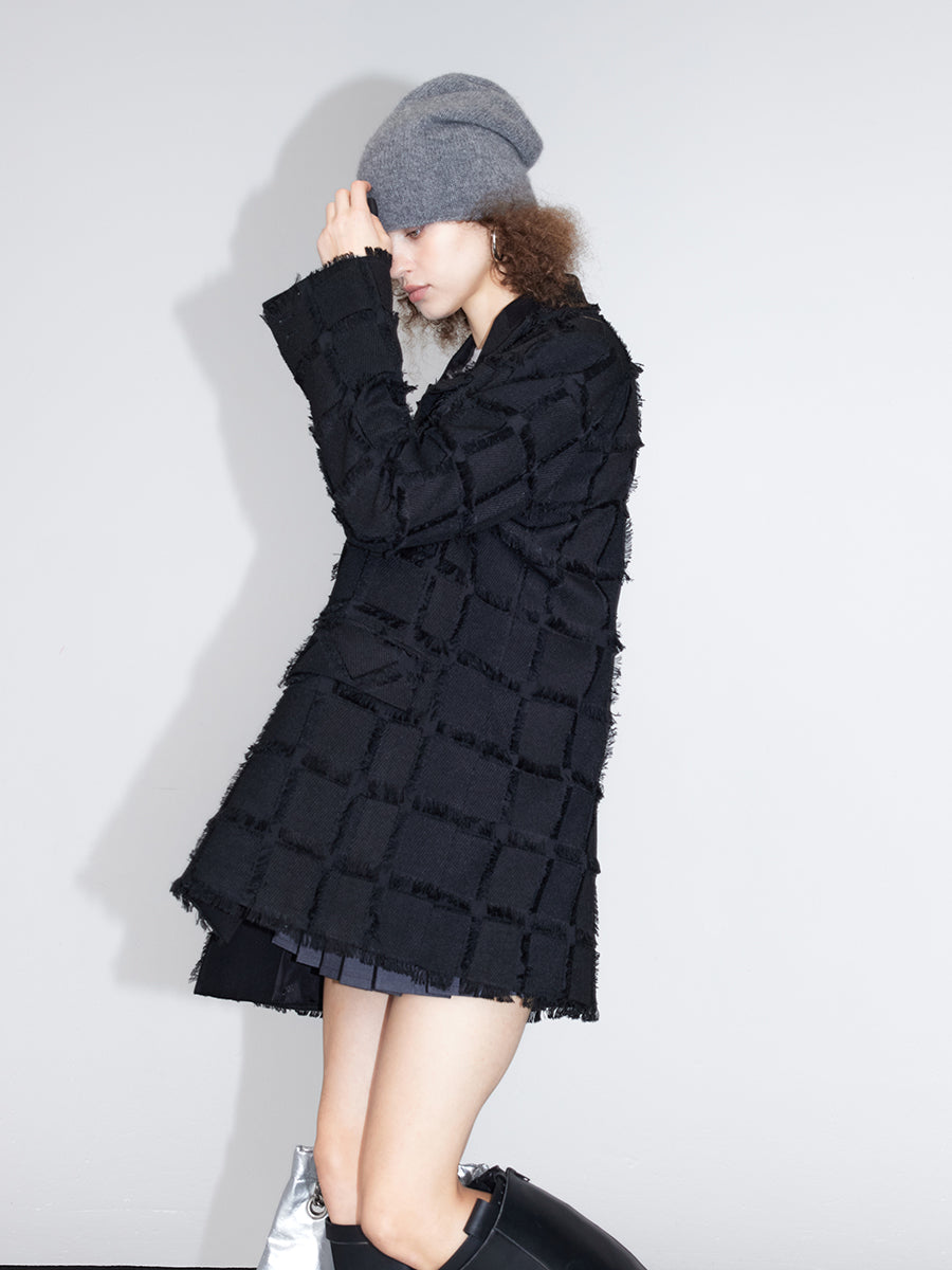 Tassel Damage Nichi Oversize Jacket