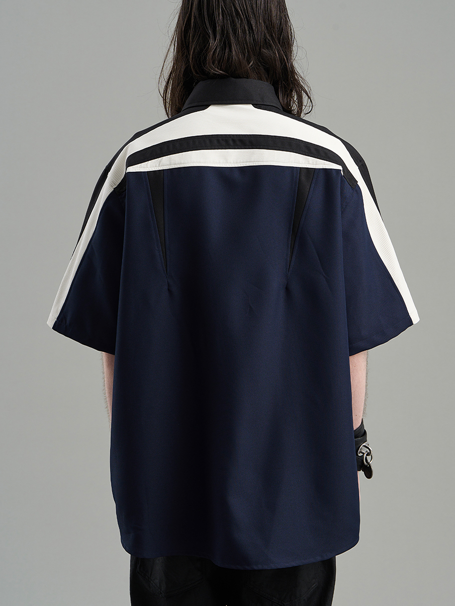 Contrast Oversize Chic Shirt