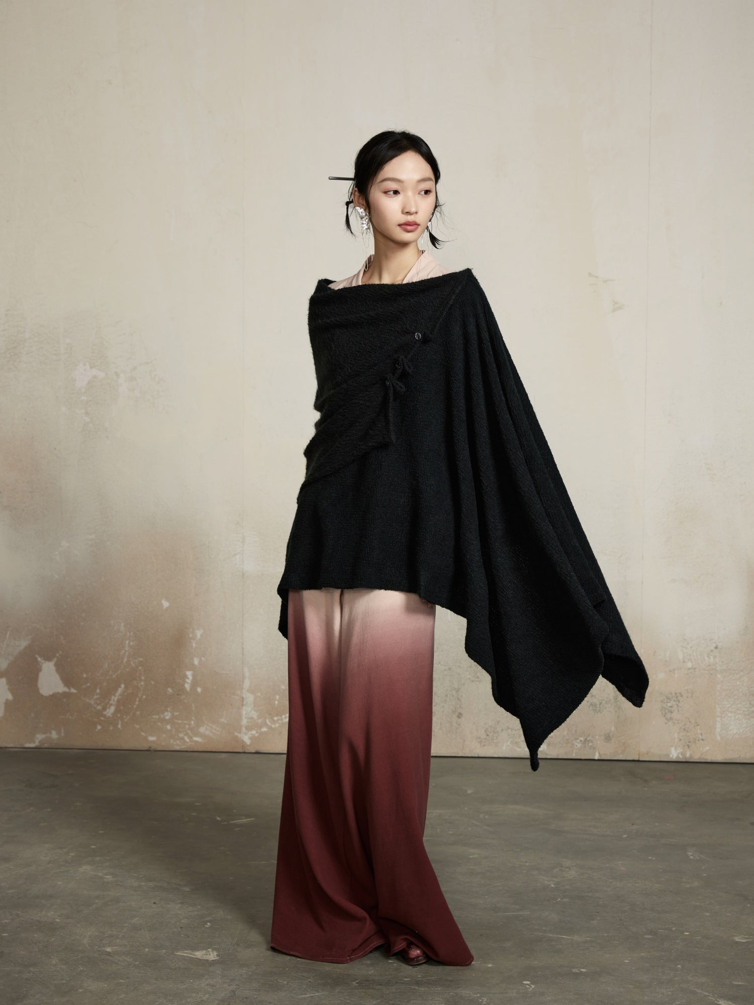 Asymmetry Classy Loose Ovresize Drape Tops