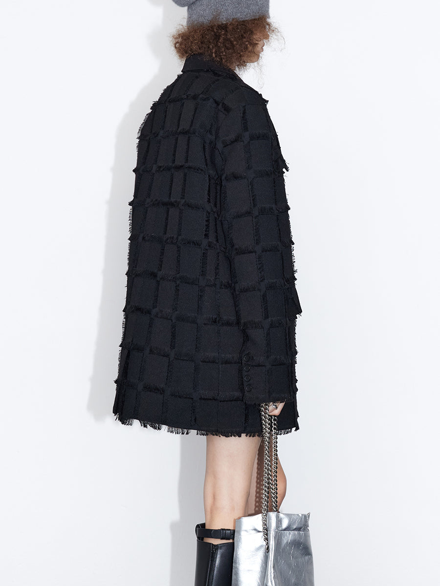 Tassel Damage Nichi Oversize Jacket