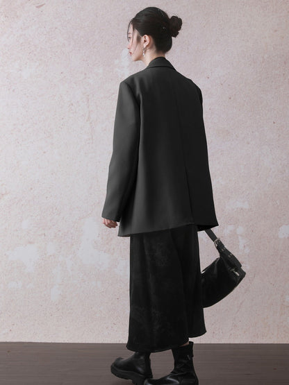 Jacket＆Long-Skirt Chic Simple Oversize Set-Up