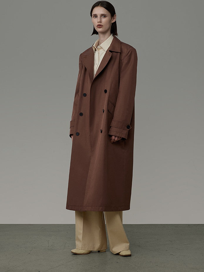 Chic Classy Simple Slim Long-Coat