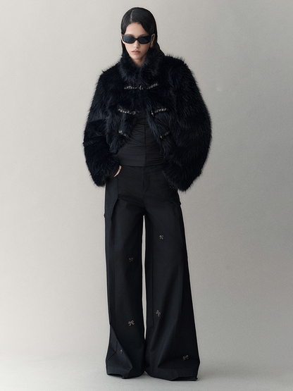 Ruxury Fluffily High-End Warm Elegant Fur-Jacket