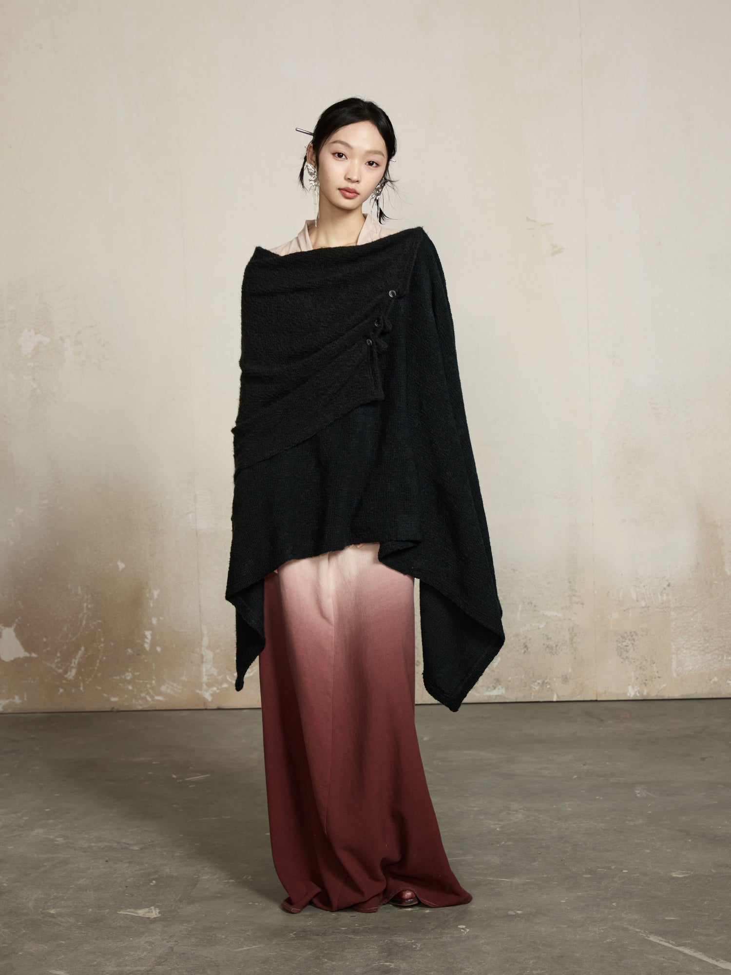 Asymmetry Classy Loose Ovresize Drape Tops