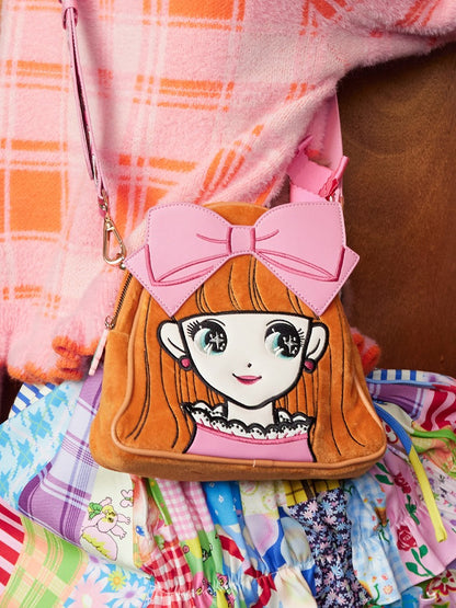 Showa Beautiful Girl Three-dimensional Shoulder Bag