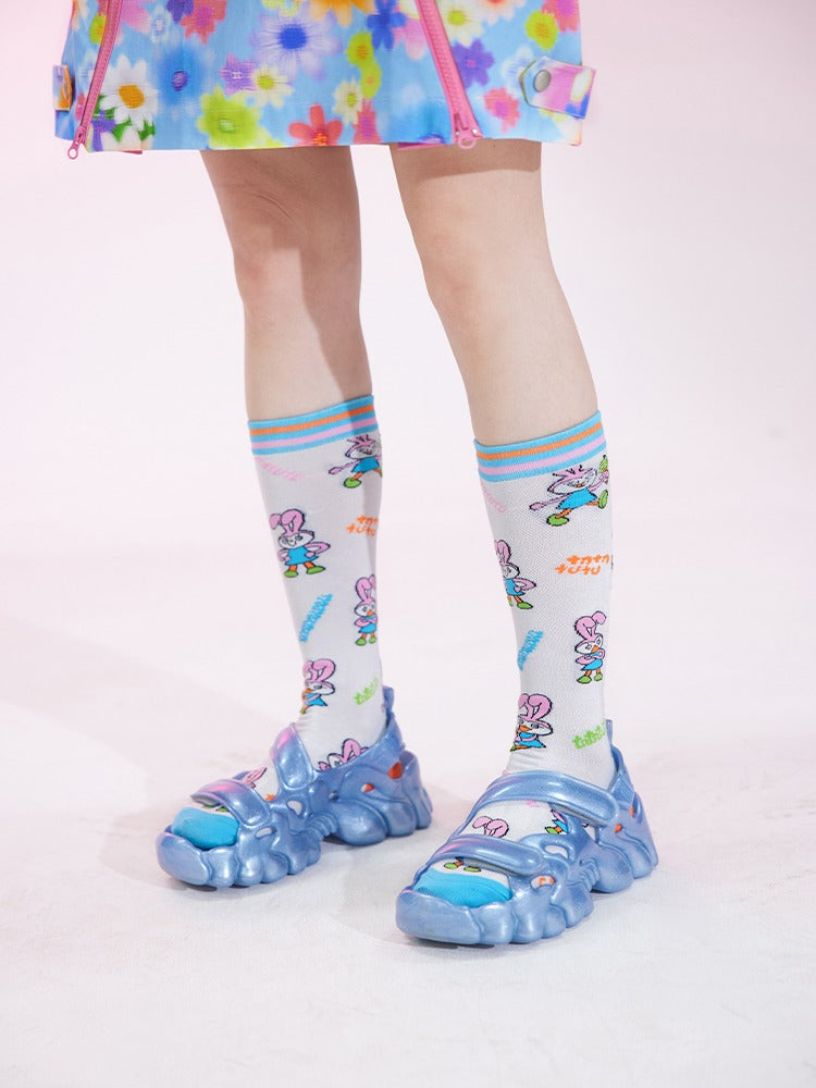 Cartoon Bunny Calf Socks