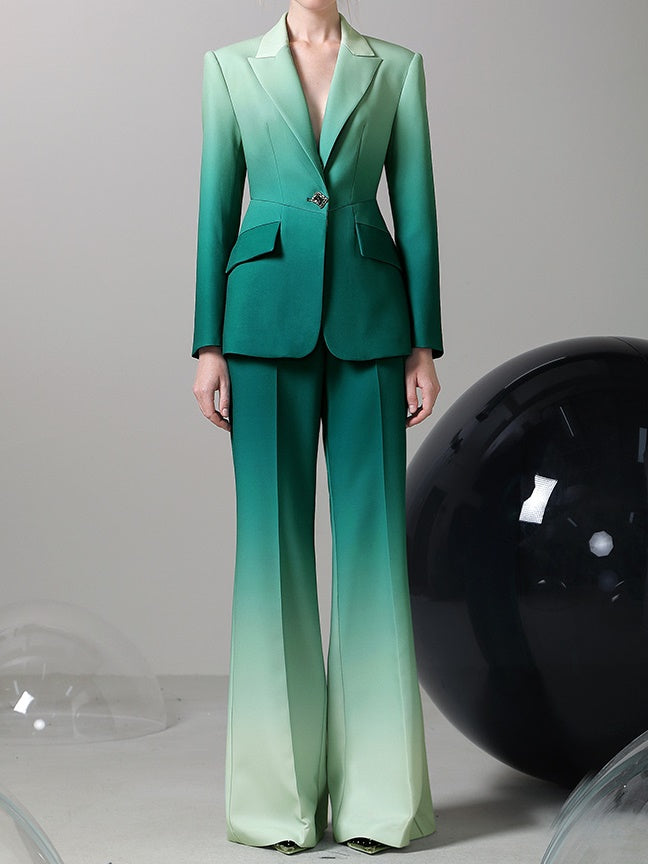 Jacket＆Pants Suit Gradation Nichi Conspicuous Set-Up