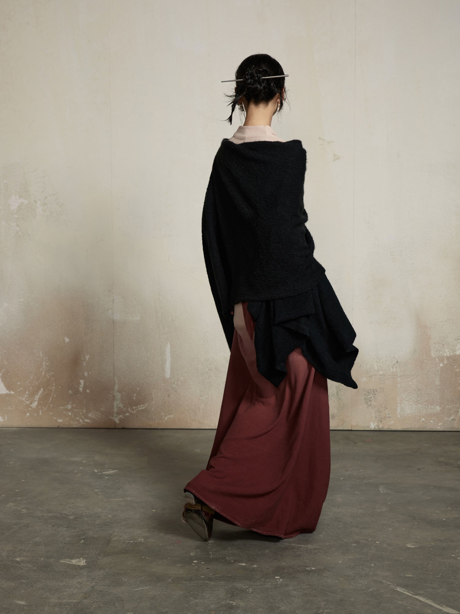 Asymmetry Classy Loose Ovresize Drape Tops