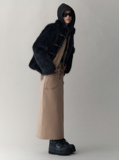 Ruxury Fluffily High-End Warm Elegant Fur-Jacket