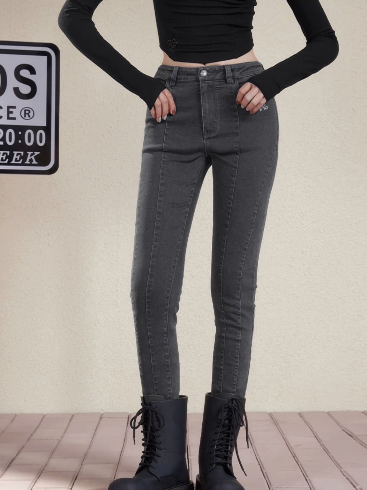 Skinny Denim Slim Tight Pants