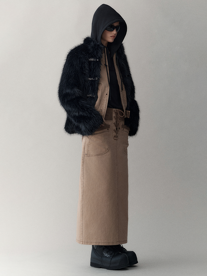 Ruxury Fluffily High-End Warm Elegant Fur-Jacket