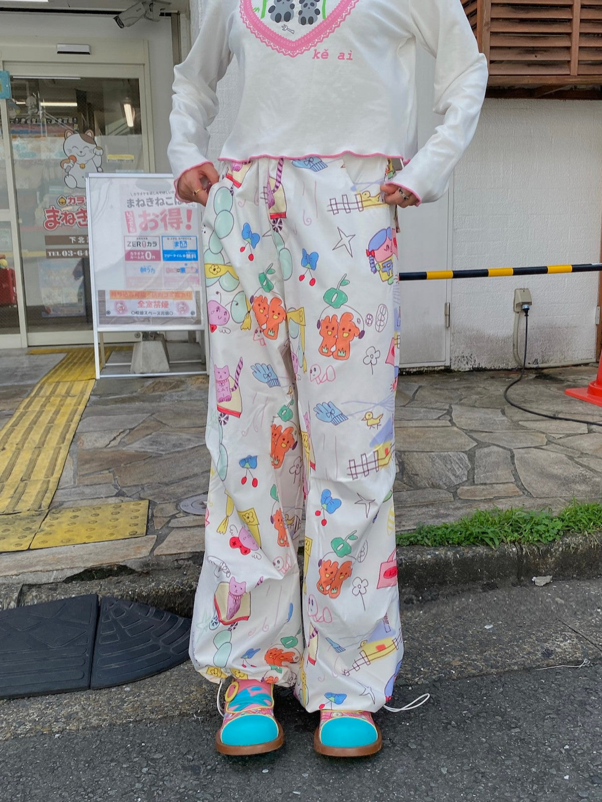 Graffiti Colorfer Pantalon à crampons mignon