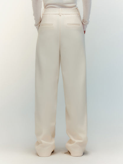 Plain Straight Classy Loose Slacks Pants