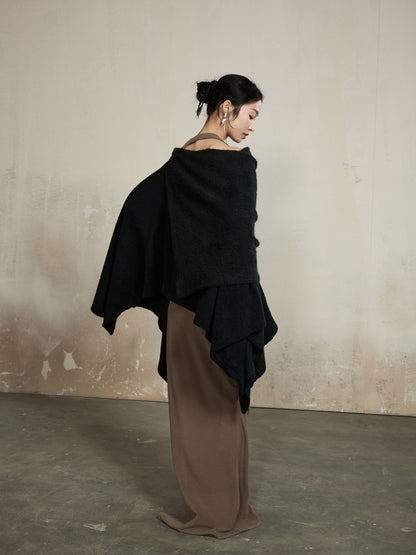 Asymmetry Classy Loose Ovresize Drape Tops