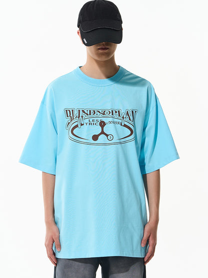 Oversize Casual Simple Print-T-Shirt