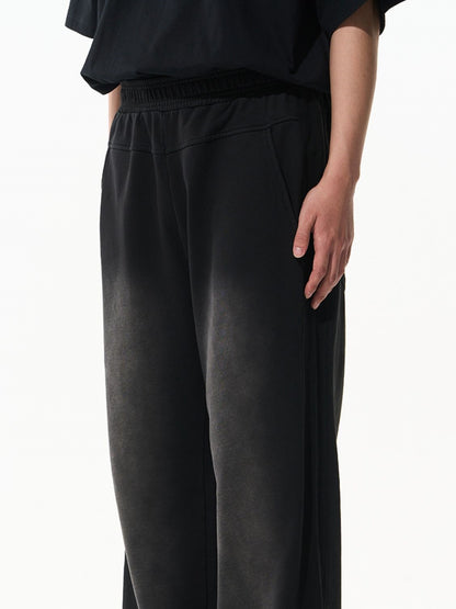 Faded Vintage Casual Wide-Pants