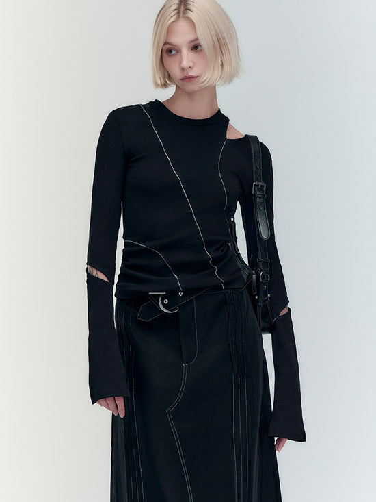 Irregular Nichi Layered Cutsew main image 1
