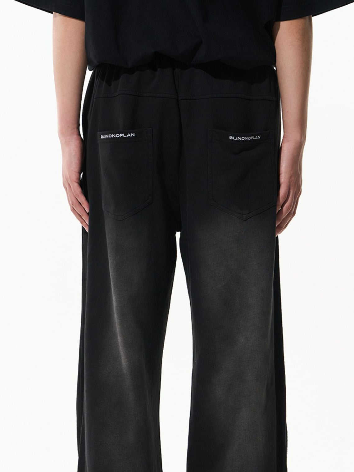 Faded Vintage Casual Wide-Pants