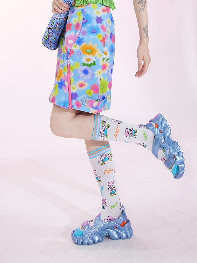 Cartoon Bunny Calf Socks