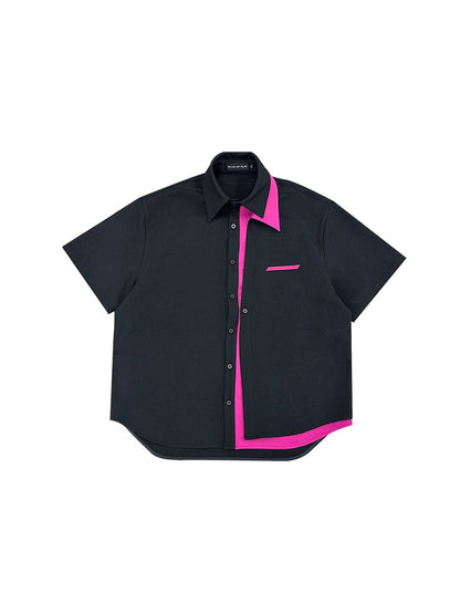 Bi-Color Asymmetry Vivid Nichi Shirt