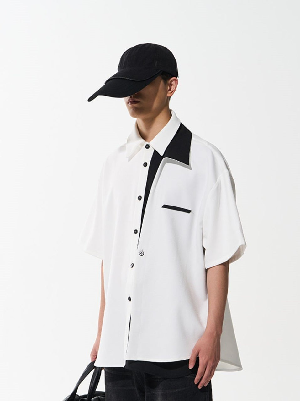 Bi-Color Asymmetry Vivid Nichi Shirt