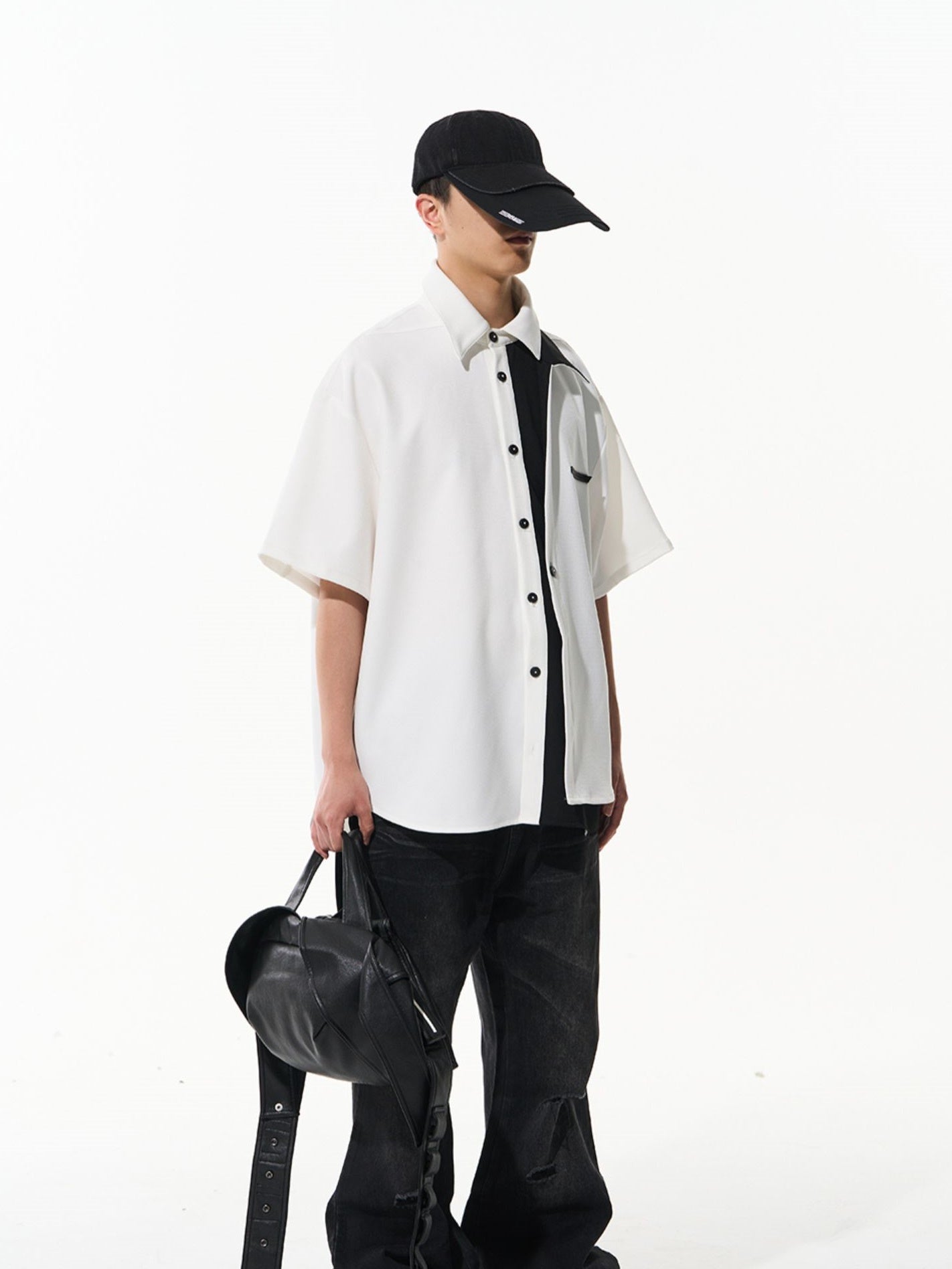 Bi-Color Asymmetry Vivid Nichi Shirt