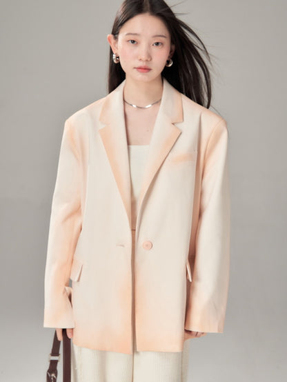 Gradation Nichi Unique Oversize Retro Color-Jacket