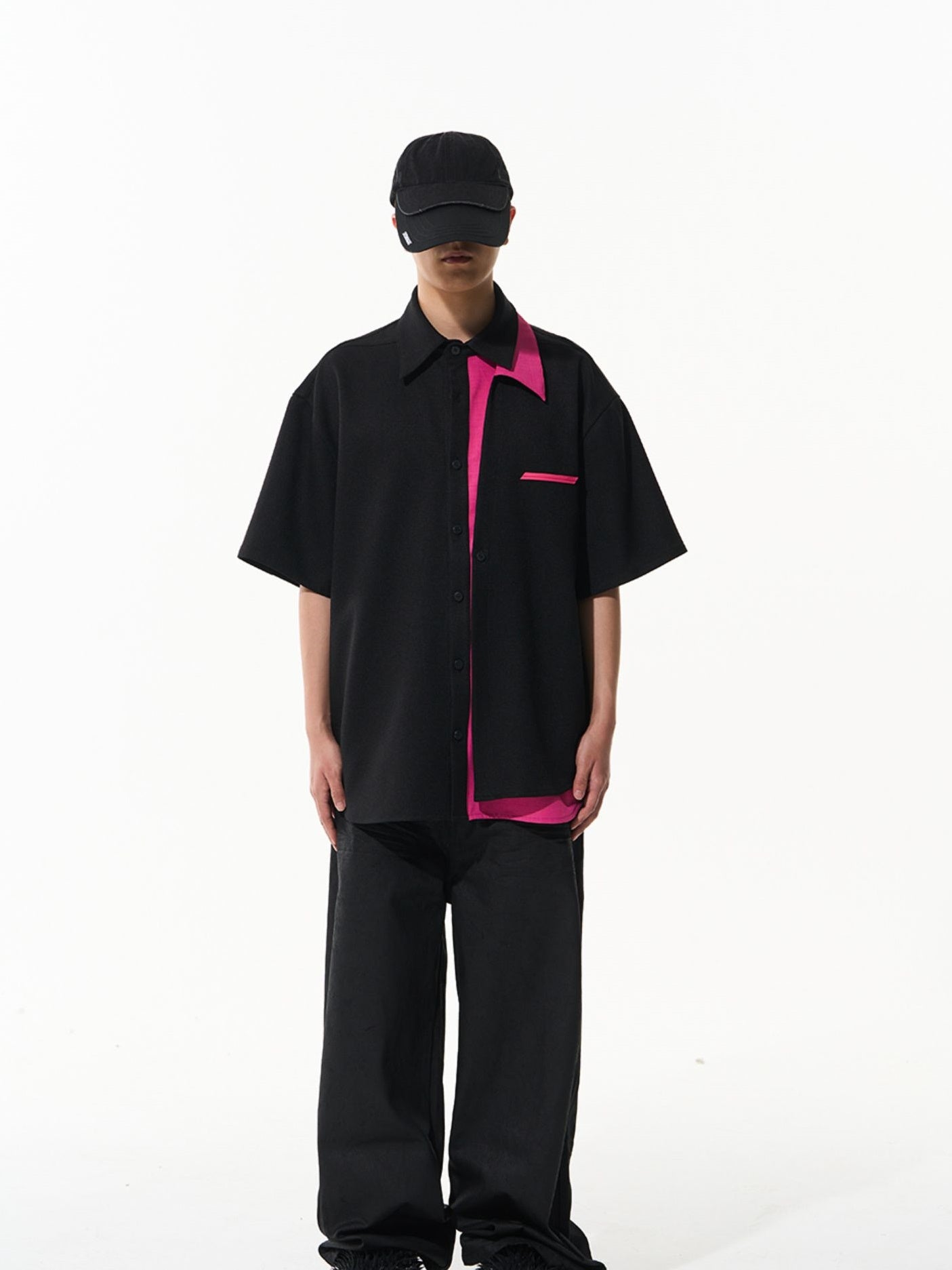 Bi-Color Asymmetry Vivid Nichi Shirt