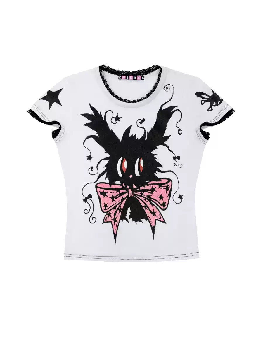 Character Fancy Cat Cute Magic T-Shirt