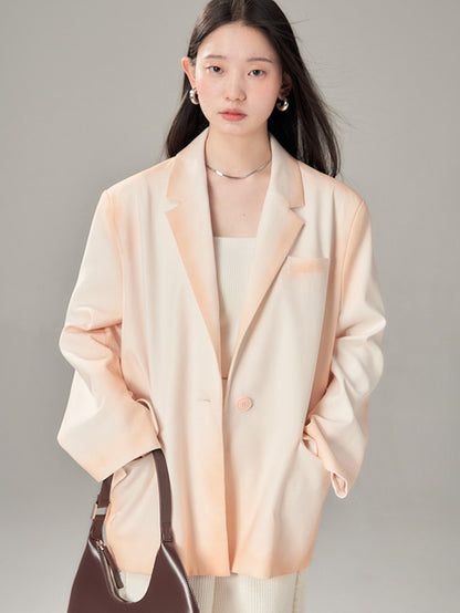 Gradation Nichi Unique Oversize Retro Color-Jacket