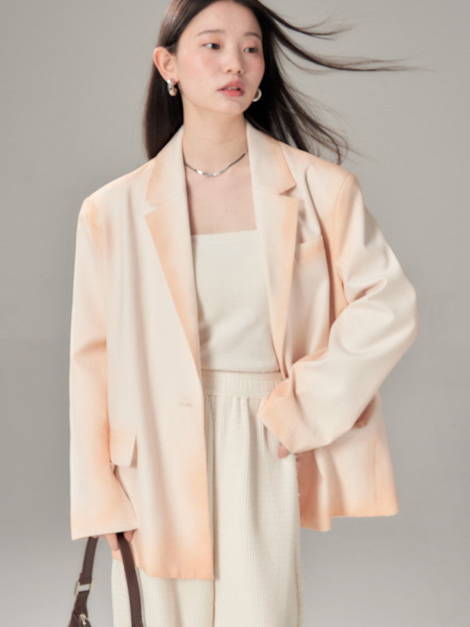 Gradation Nichi Unique Oversize Retro Color-Jacket