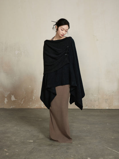 Asymmetry Classy Loose Ovresize Drape Tops