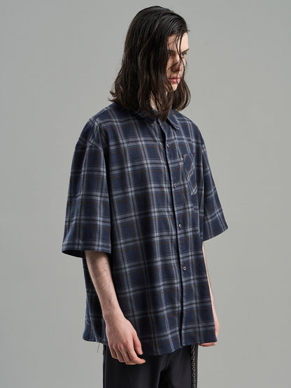 Checked Casual Loose Oversize Flannel-Shirt