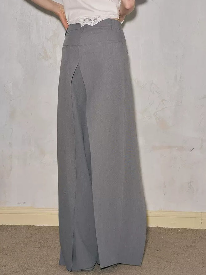 Three-dimensional Deconstructed Wide-leg Pants