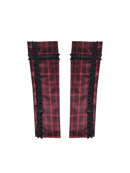 Plaid Rock Style Arm Cover