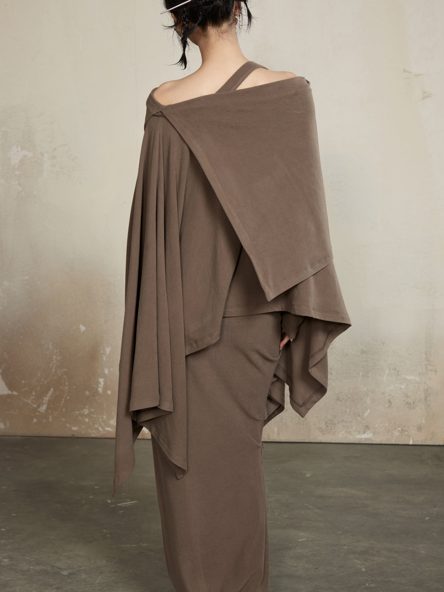 Asymmetry Classy Loose Ovresize Drape Tops