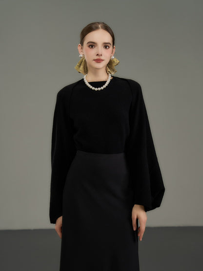 Wool Occasion Formal Dress-Outer Warm Bolero