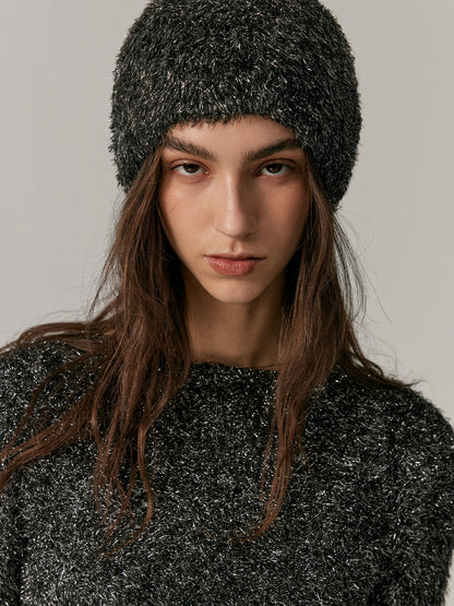 Simple Dark Knit-Hat