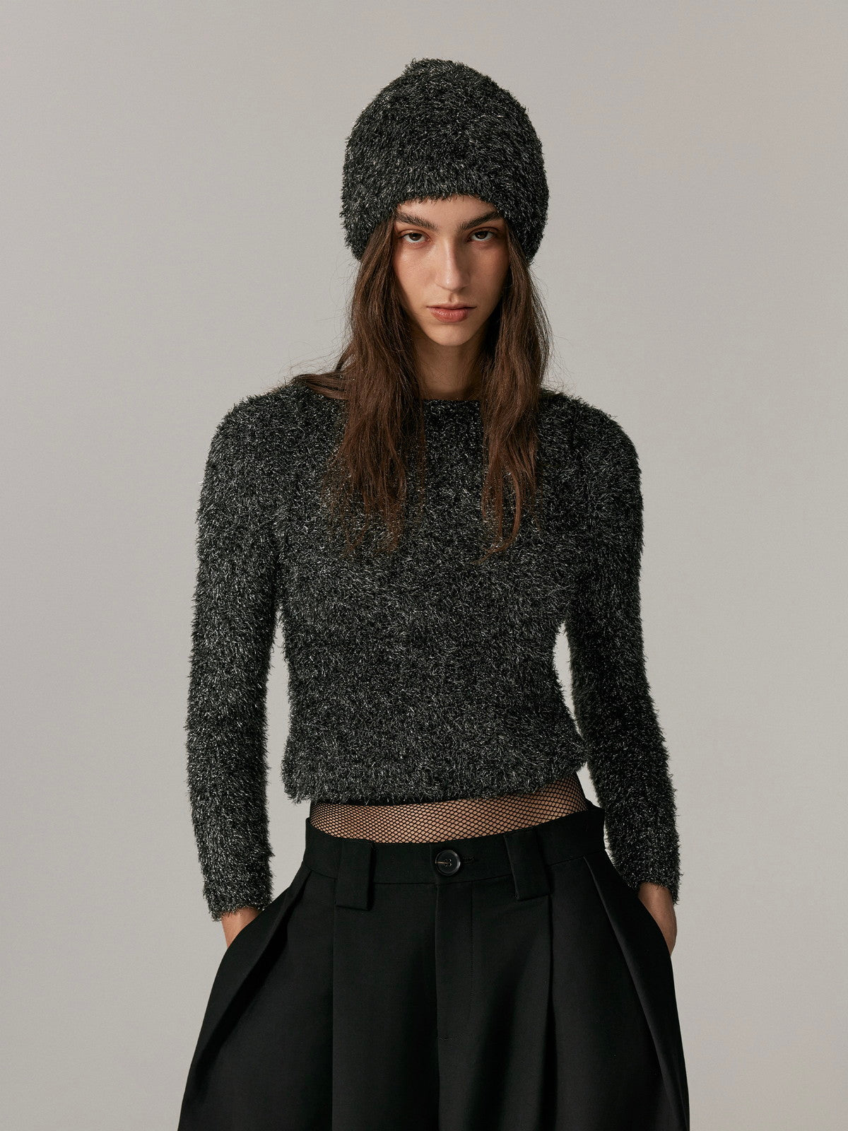 Simple Dark Knit-Hat