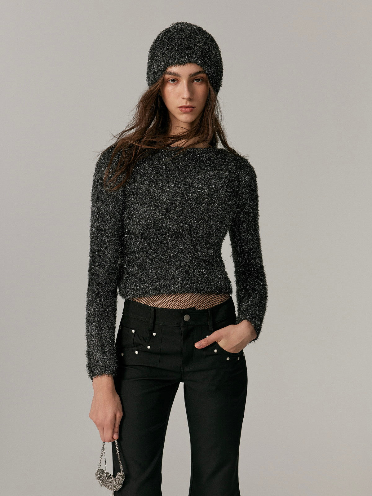 Simple Dark Knit-Hat