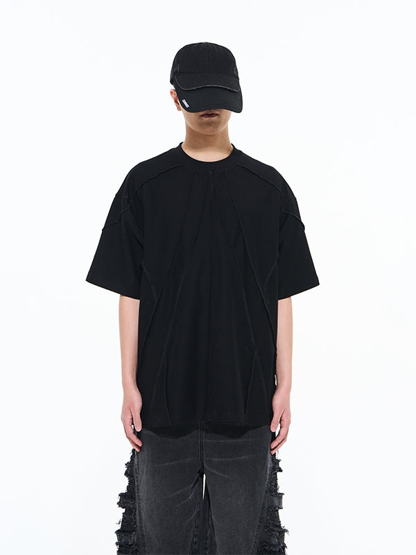 Stitch Line Casual Oversize T-Shirt