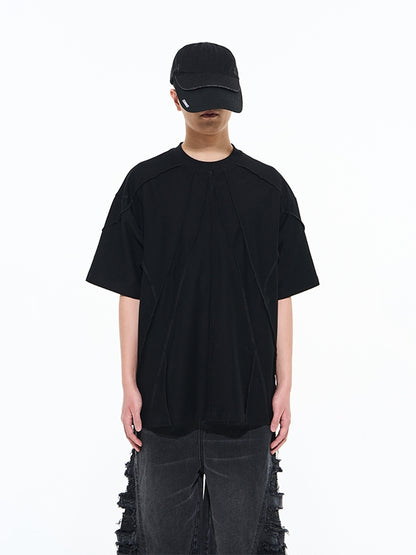 Stichlinie Casual Oversize T-Shirt