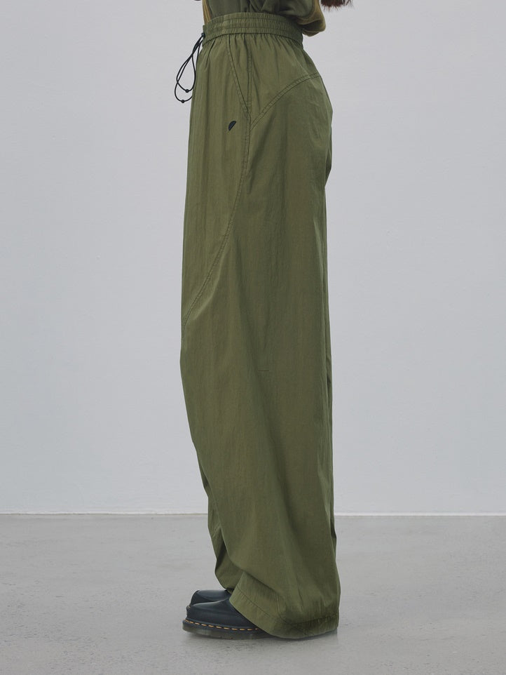 Straight Casual Wide-Leg Pants