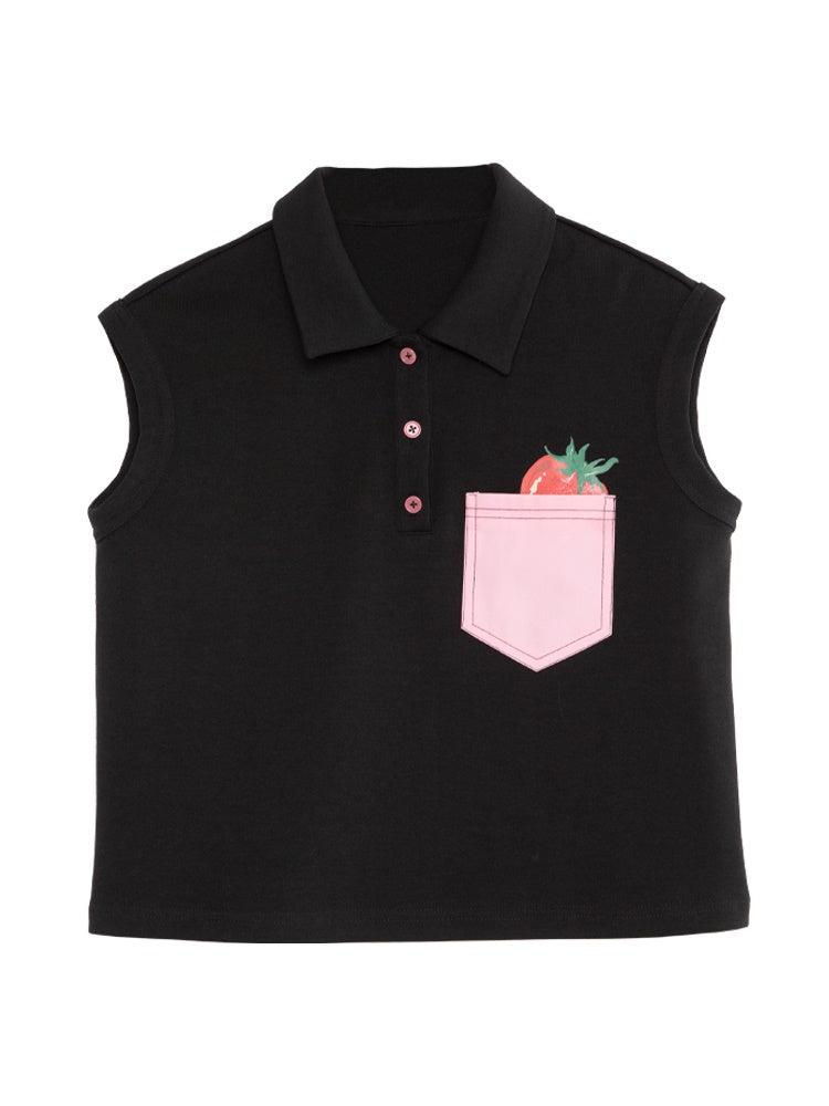 Pocket Strawberry Tops de poche