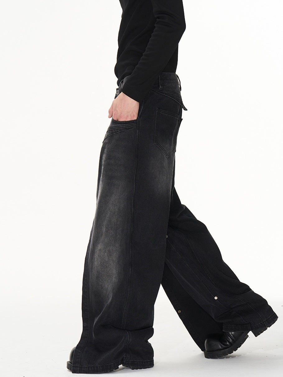 Denim Nichi Flare Button Pants