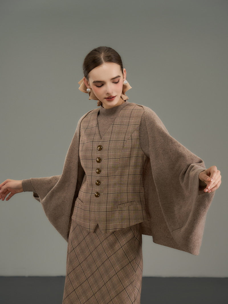 Wool Occasion Formal Dress-Outer Warm Bolero