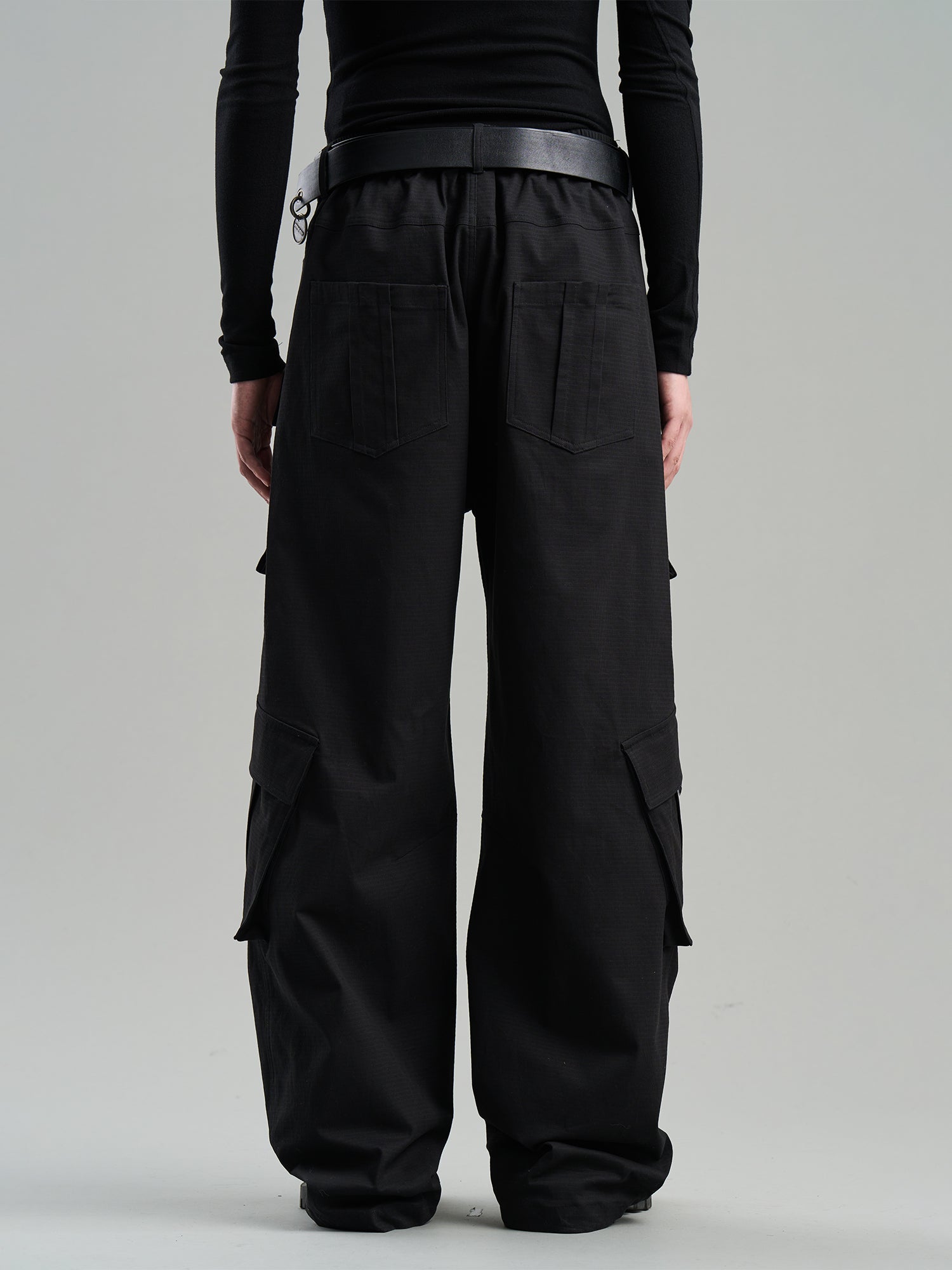 Wide Side-Pocket Casual Work-Pants