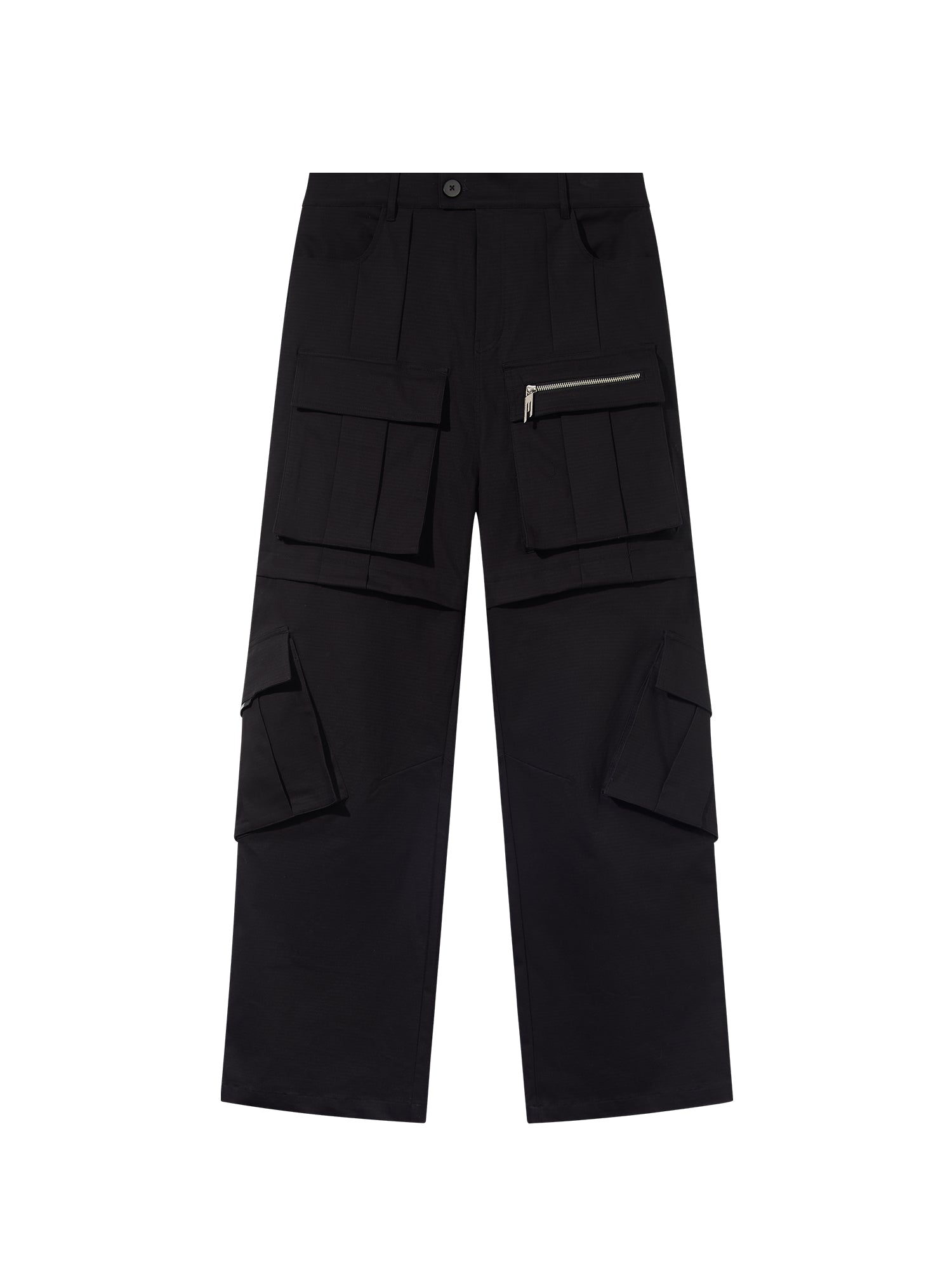 Wide Side-Pocket Casual Work-Pants